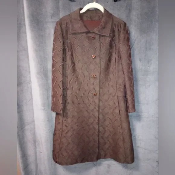 chocolate brown dress coat Dream Sparkly Wedding Dress with Long Sleeves A-line Plus Size 2024  Boom  Blush